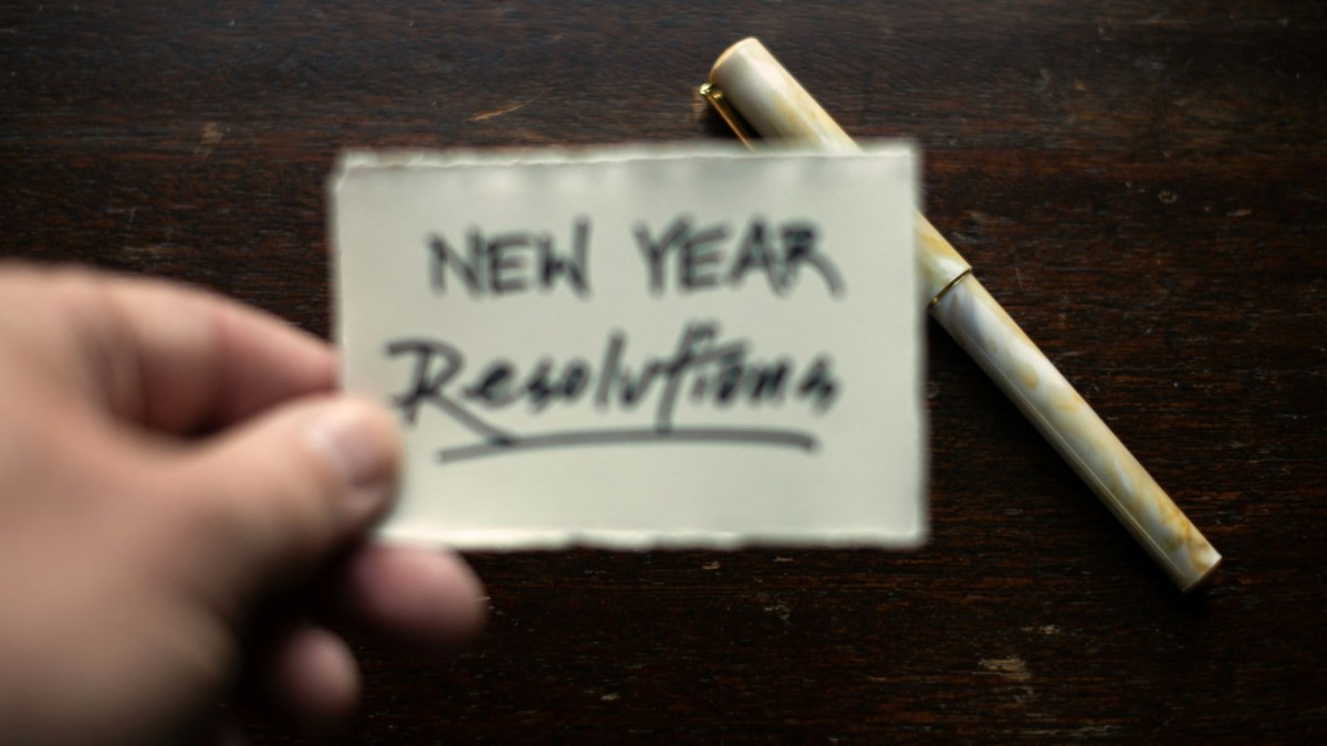 New year resolutions